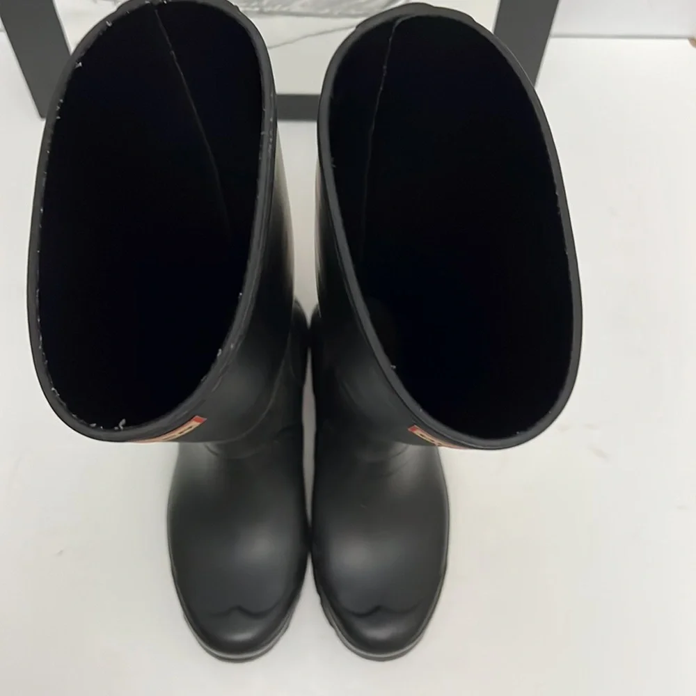 Hunter Original Kids' Classic Rain Boot Black Mate Little Kid/Big Kid) S… - Picture 16 of 16